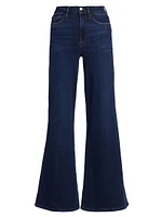 Le Palazzo High-Rise Flared Jeans