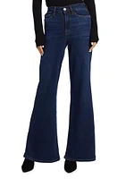 Le Palazzo High-Rise Flared Jeans