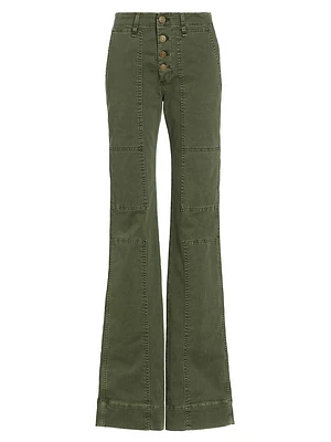 The Utility High-Rise Flare Jeans