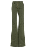 The Utility High-Rise Flare Jeans