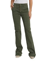 The Utility High-Rise Flare Jeans