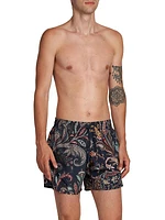 Paisley Printed Trunks