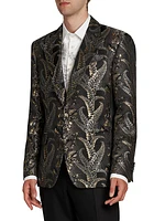 Fern Jacquard Formal Dinner Jacket