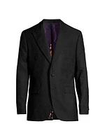 Medallion Wool-Blend Sport Jacket