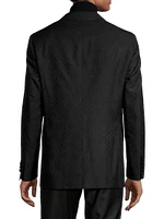 Medallion Wool-Blend Sport Jacket