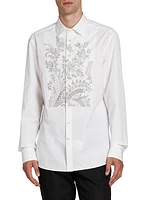 Floral Bib Formal Shirt