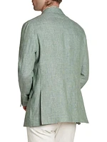 Notch Lapel Linen Sportcoat