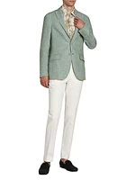 Notch Lapel Linen Sportcoat