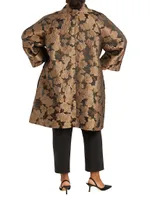 Hillary Jacquard Floral Coat