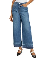 Jude Mid-Rise Wide-Leg Crop Jeans