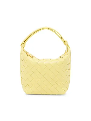 Candy Wallace Intrecciato Leather Top-Handle Bag