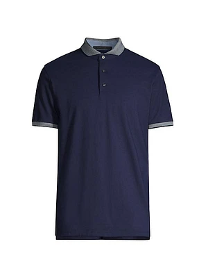 Cotton-Blend Polo Shirt