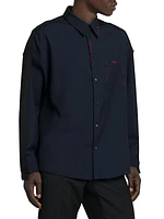 Chest Pocket Wool Shirt