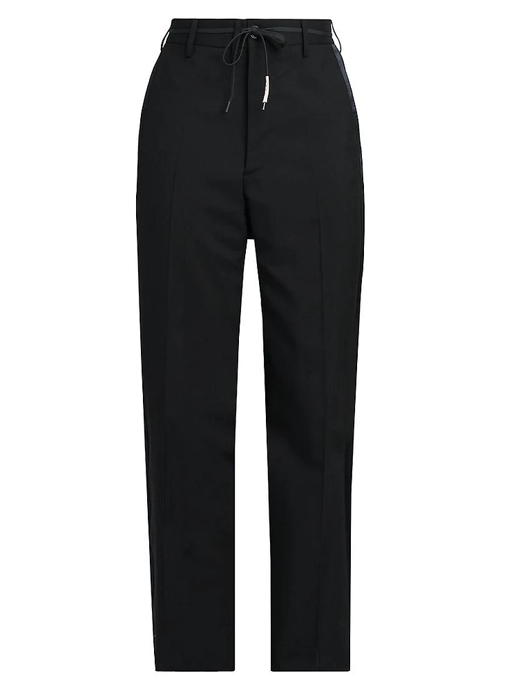 Virgin Wool Slim Trousers