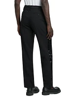 Virgin Wool Slim Trousers