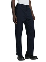 Wool Slim Trousers