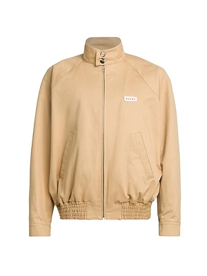 Gabardine Bomber Jacket