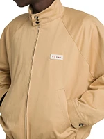 Gabardine Bomber Jacket