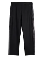 Moiré Warm Up Pants