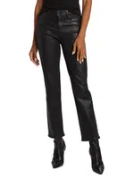 Ginny Straight-Leg Zip Jeans