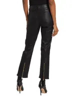 Ginny Straight-Leg Zip Jeans