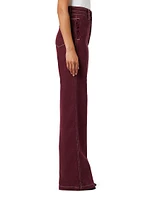 Allana Cotton-Blend Wide-Leg Pants