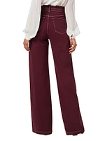 Allana Cotton-Blend Wide-Leg Pants