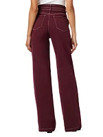 Allana Cotton-Blend Wide-Leg Pants