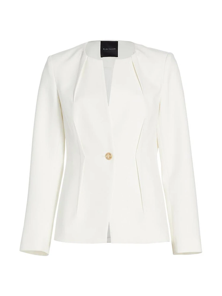 The Zion Pleated Blazer