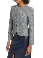 The Charise Tweed Peplum Jacket