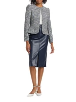 The Charise Tweed Peplum Jacket