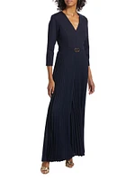 Cassidy Pleated Wide-Leg Jumpsuit