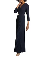 Cassidy Pleated Wide-Leg Jumpsuit