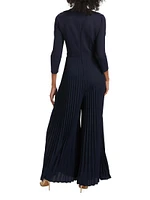 Cassidy Pleated Wide-Leg Jumpsuit