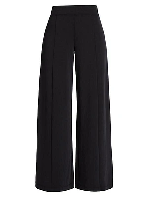 Kit Pull-On Wide-Leg Pants