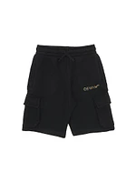 Little Boy's & Logo Sketch Sweatshorts