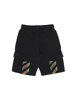 Little Boy's & Logo Sketch Sweatshorts