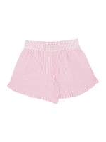 Little Girl's & Striped Cotton Shorts