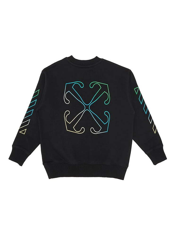 Little Kid's & Arrow Crewneck Sweatshirt