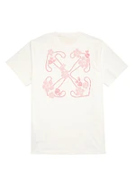 Little Girl's & Lace Arrow Cotton T-Shirt