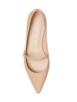 Emilia Leather Mary Jane Ballet Flats