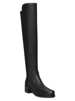 Reserve Bold Leather Over-The-Knee Boots