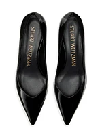 Eva 35MM Patent Leather Kitten-Heel Pumps