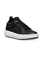 5050 Pro Leather & Knit Low-Top Sneakers