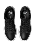 5050 Pro Leather & Knit Low-Top Sneakers