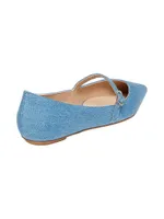 Emilia Vintage Denim Flats