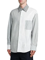 Fun Mix Oversized Button-Front Shirt