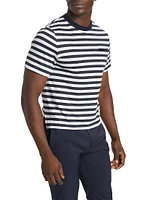 Striped Linen Pocket T-Shirt