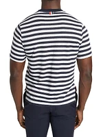 Striped Linen Pocket T-Shirt