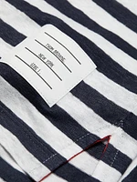 Striped Linen Pocket T-Shirt